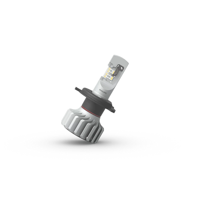 Philips H4 Ultinon Pro6000 Boost lyspære med effektiv design og høj ydeevne godkendt til offentlig vejbrug