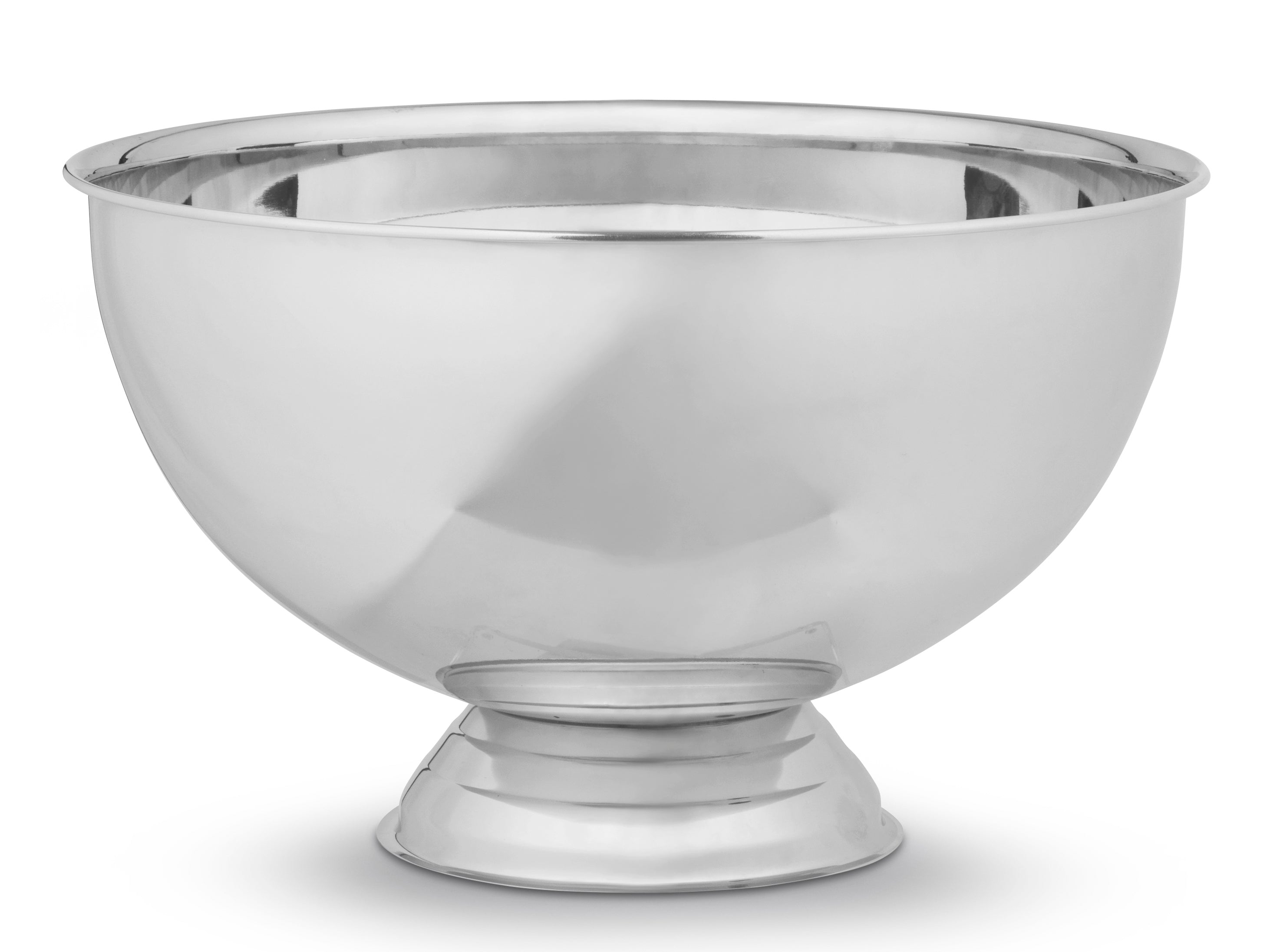 Bastian Champagnebowle i blank stål med en diameter på 38 cm designet til elegant servering af drikkevarer og festlige anledninger