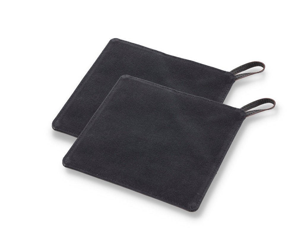Pillivuyt gourmet grydelap i sort 20,5 x 20,5 cm pakke med 2 stk designet til at beskytte hænderne mod varme genstande i køkkenet