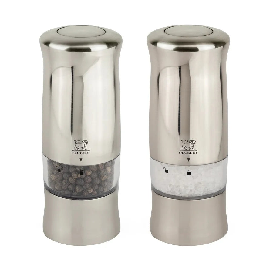 Peugeot Zeli Salt- og Peberkværnesæt 14 cm, Rustfrit Stål