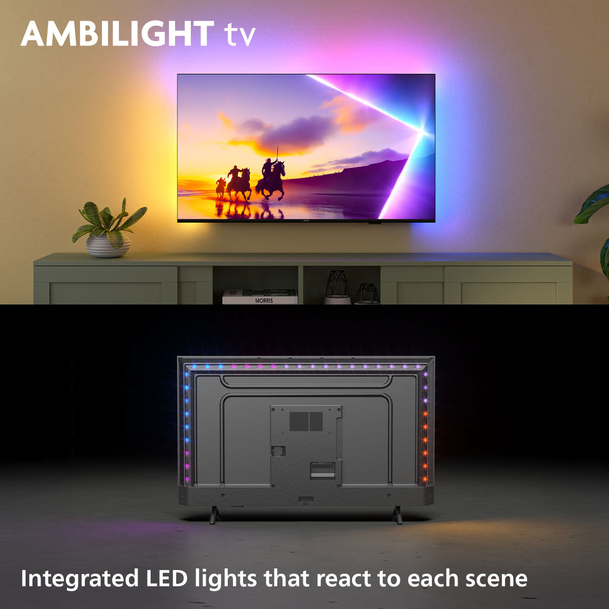 Philips 65PUS8550/12 65" 4K QLED Smart Ambilight tv - Butik24