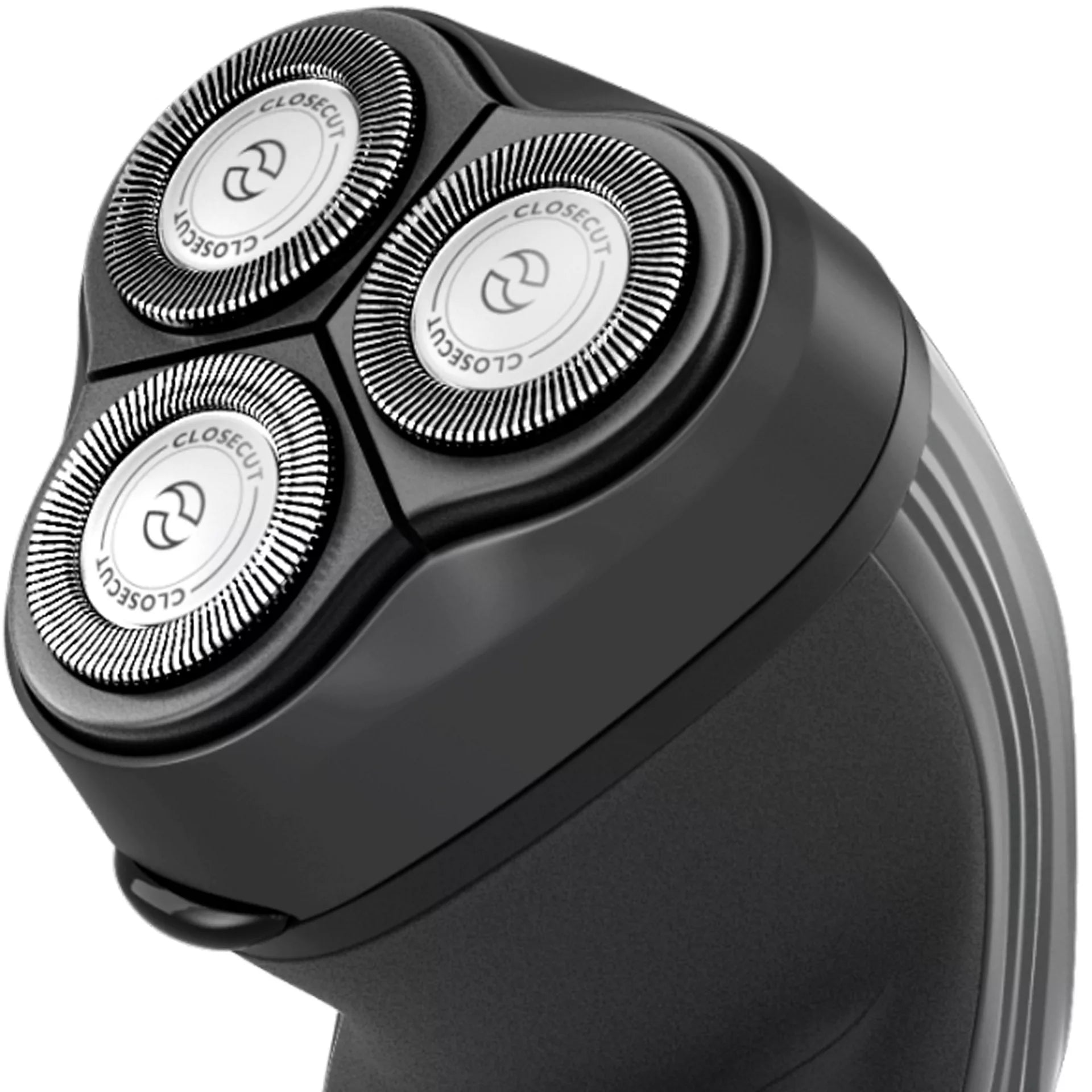 Philips HQ56/50 skær med tre cirkulære barberhoved og CloseCut teknologi designet til præcist at følge ansigtets konturer for en tæt barbering