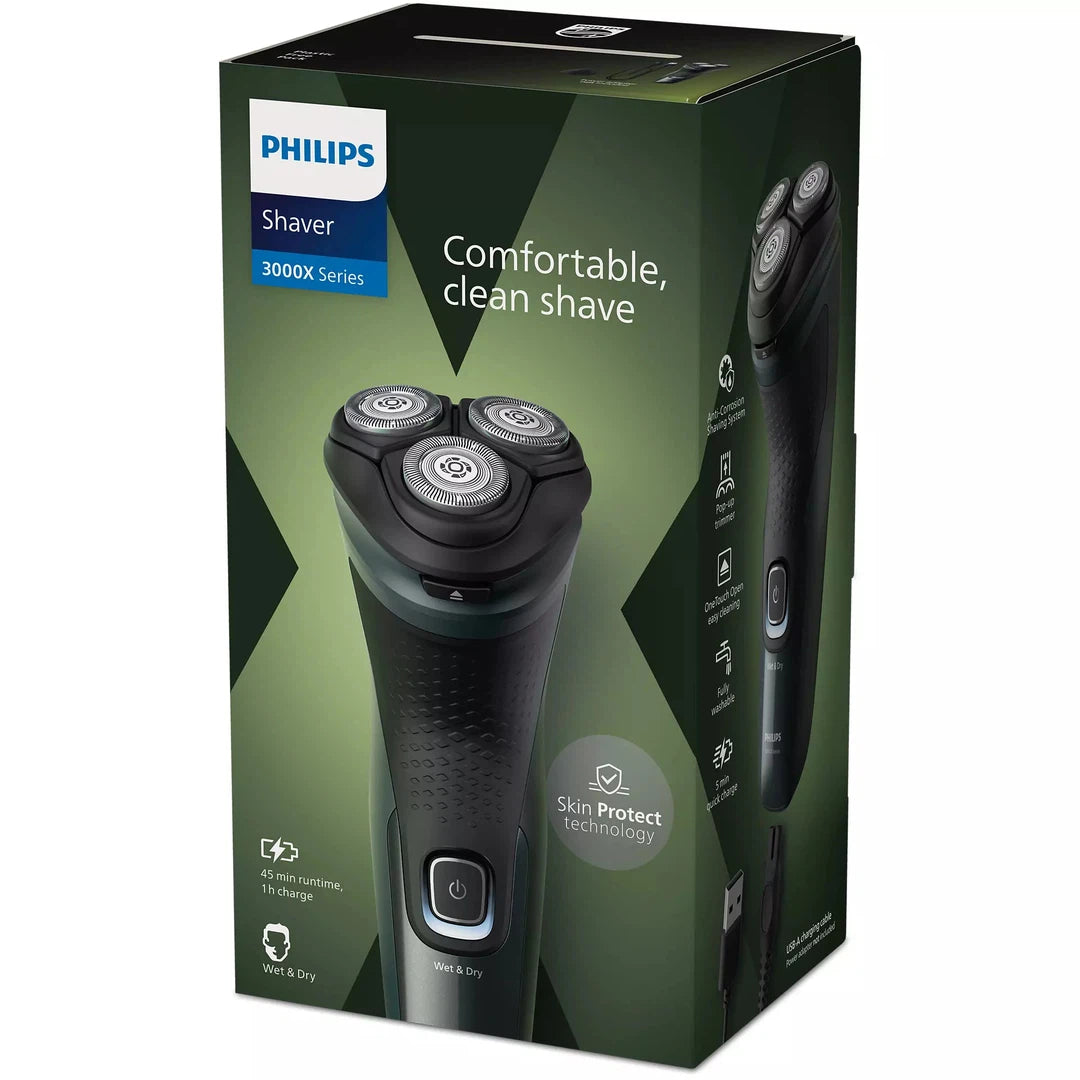 Philips X3052/00 Elektrisk shaver til våd og tør barbering - 3000X Series