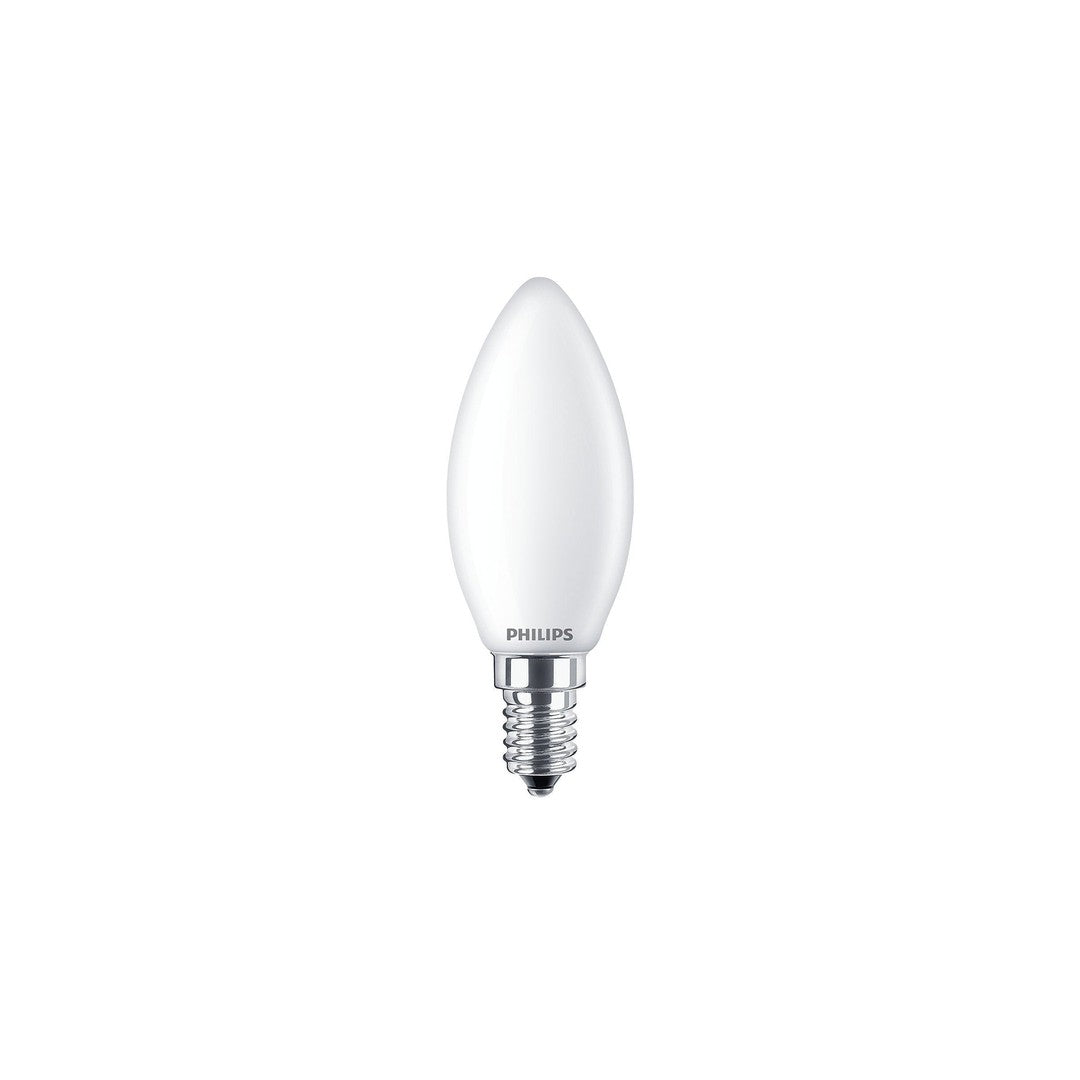 PHILIPS LED Classic kerte, 60W, E14, varm hvid, mat ikke dæmpbar, 1 pak