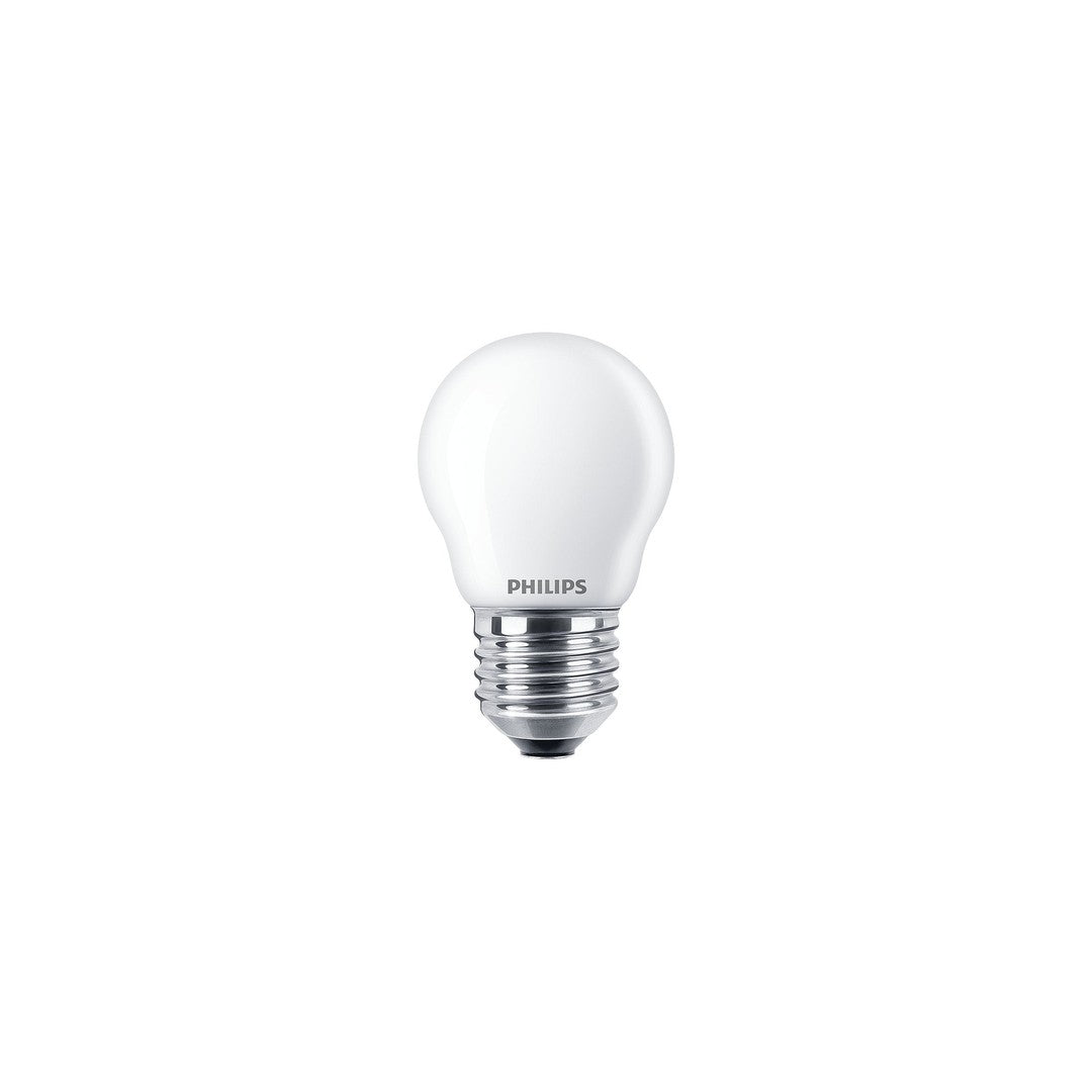 PHILIPS LED Classic krone, 60W, E27, varm hvid, mat ikke dæmpbar, 1 pak