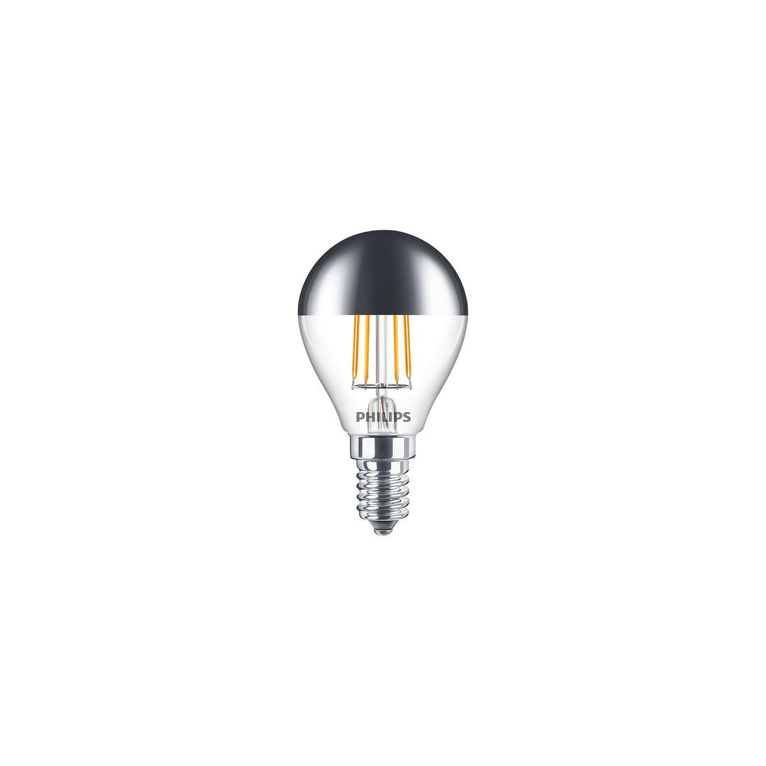 PHILIPS LED Filament Topforspejlet 35W Krone, E14, klar, ikke dæmpbar, 1 pak