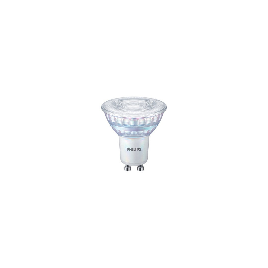PHILIPS LED Classic 35W GU10 pære med glasoverflade varm hvid lys som kan dæmpes i en enkelt pakke