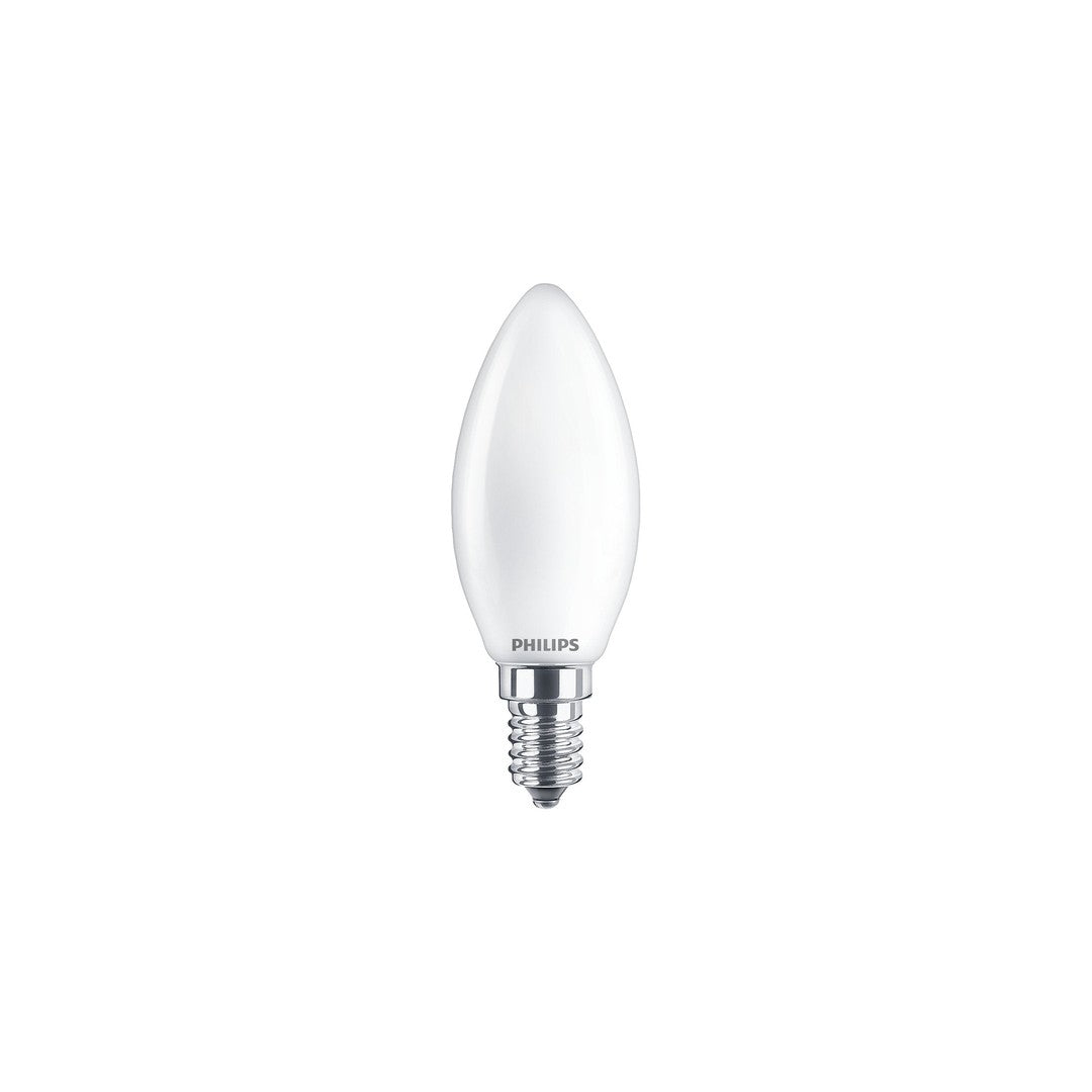 PHILIPS LED Classic Kerte, 40W, E14, varm hvid, mat ikke dæmpbar, 2-pak BOX