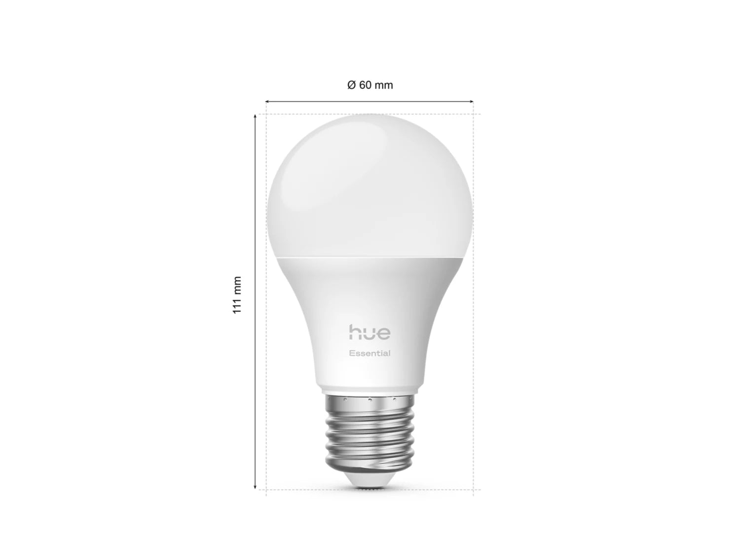 Philips Hue Essential A60 - E27 pære - 806 lm - 8 W
