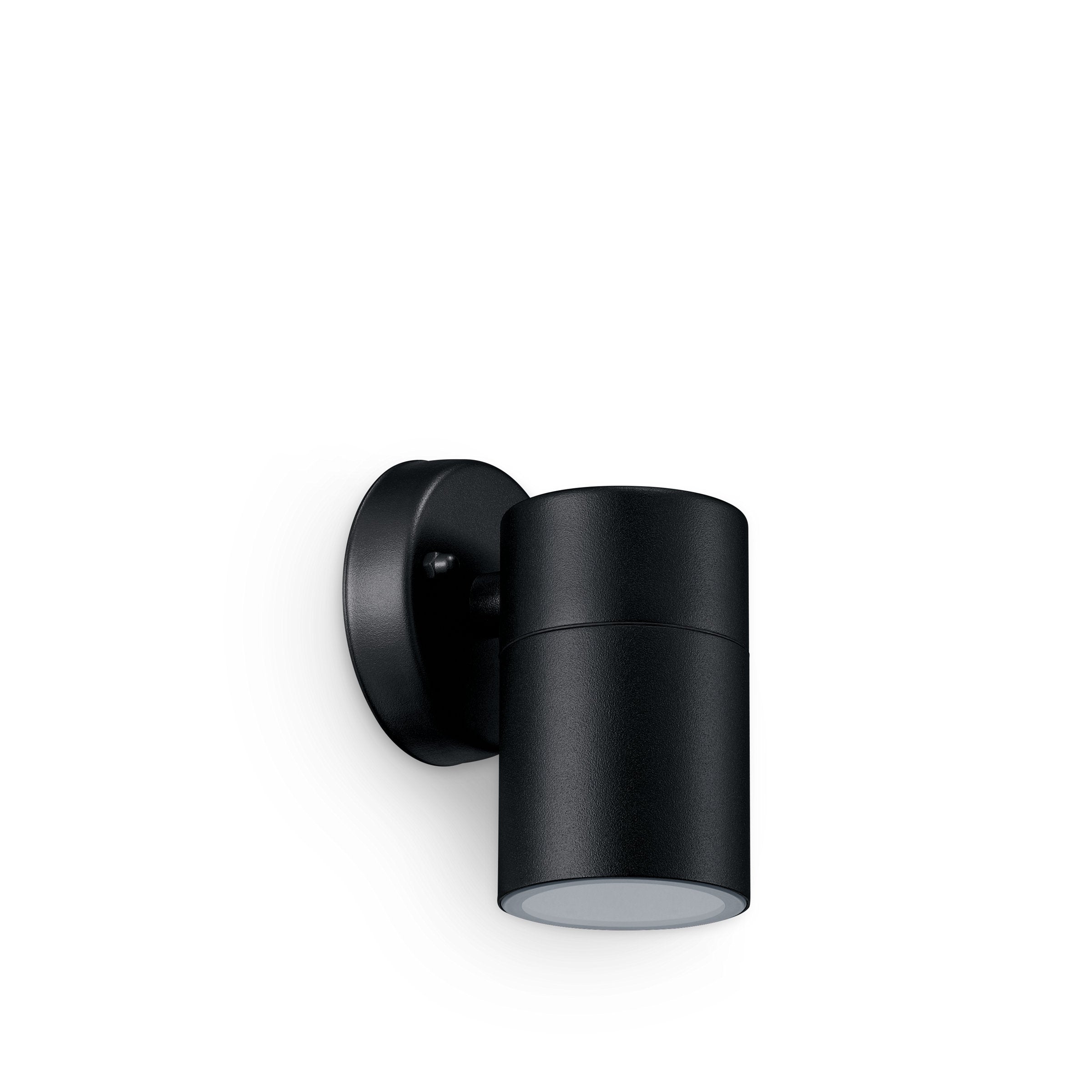 Wandlampe Kylis WA Max 25W i sort finish med cylindrisk design og blød lysdiffusor der giver et moderne udtryk