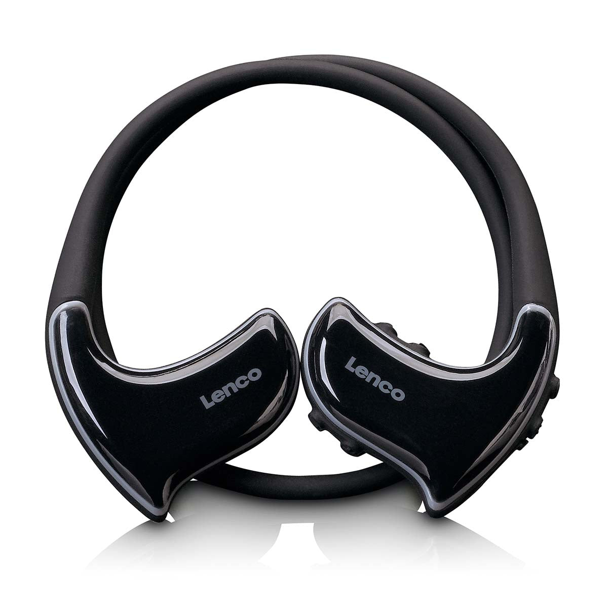 Lenco - Stænktæt Sport Bluetooth-hovedtelefon og MP3-afspiller i 1 - BTX-750BK
