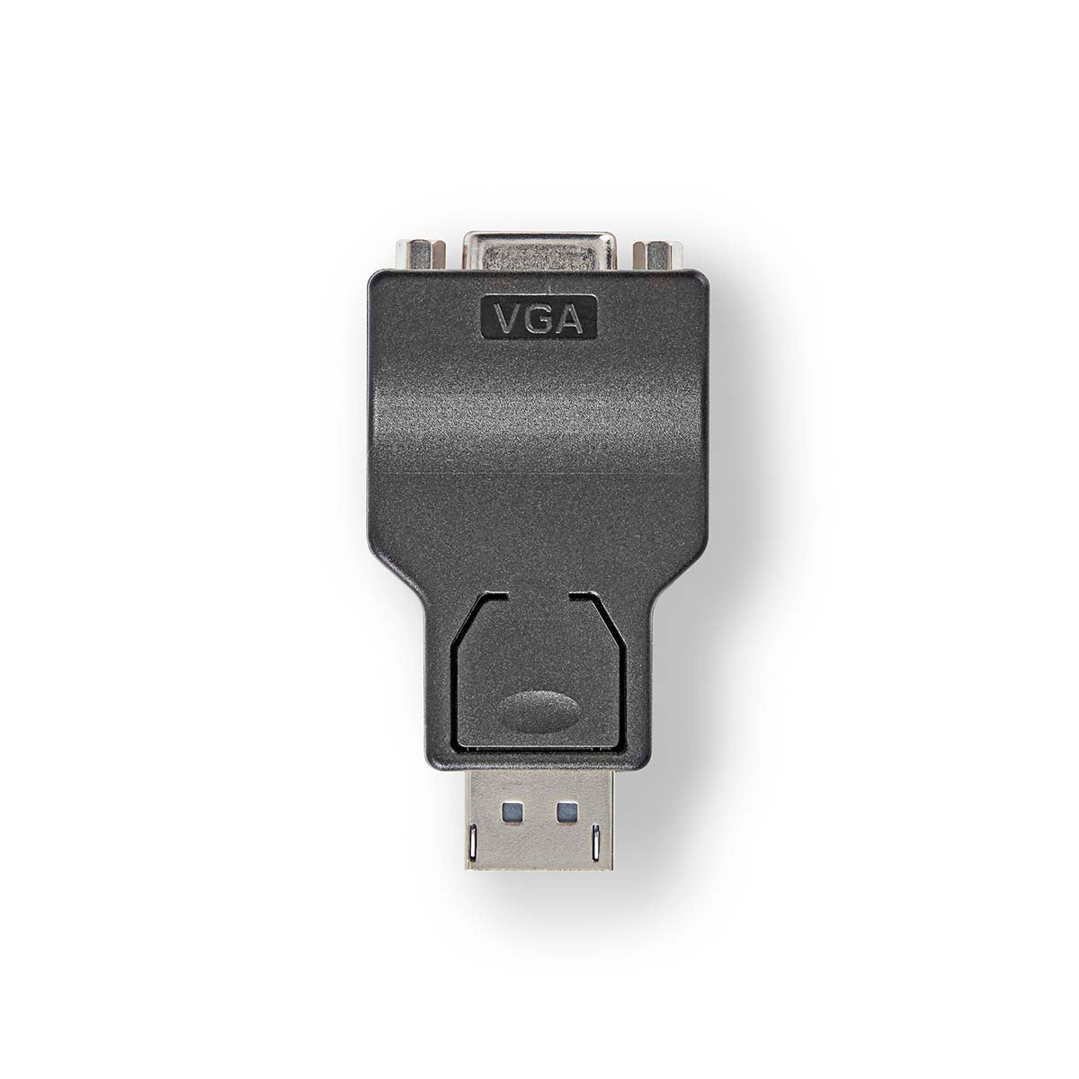 Nedis - DisplayPort adapter | DisplayPort Han | VGA Hun | 1080p | Nikkelplateret | Lige | Runde | ABS | ABS | Sort | Box - CCGB37935BK