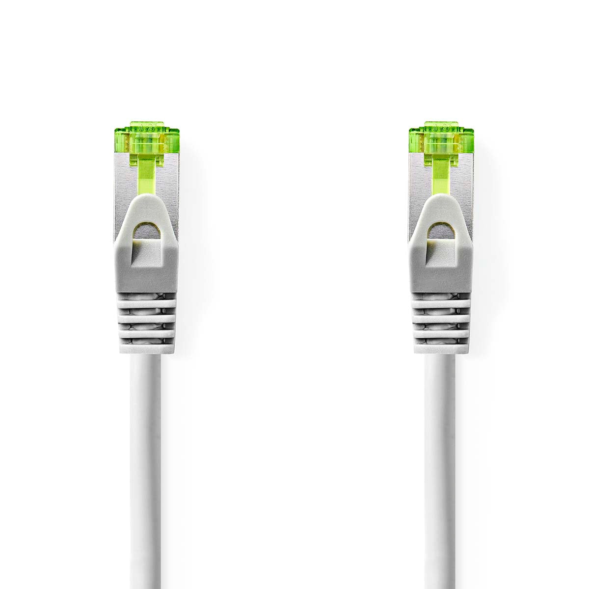 Nedis - CAT7 netværkskabel | S/FTP | RJ45 Han | RJ45 Han | 5.00 m | Snagless | Runde | LSZH | Grå | Label - CCGL85420GY50
