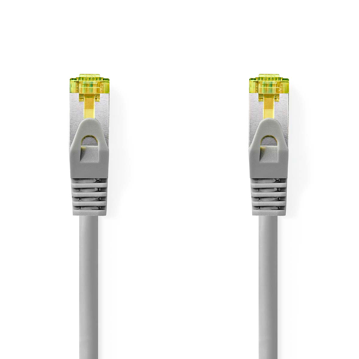 Nedis - Cat 8.1 netværkskabel | S/FTP | RJ45 Han | RJ45 Han | 2.00 m | Runde | LSZH | Grå | Label - CCGL85520GY20