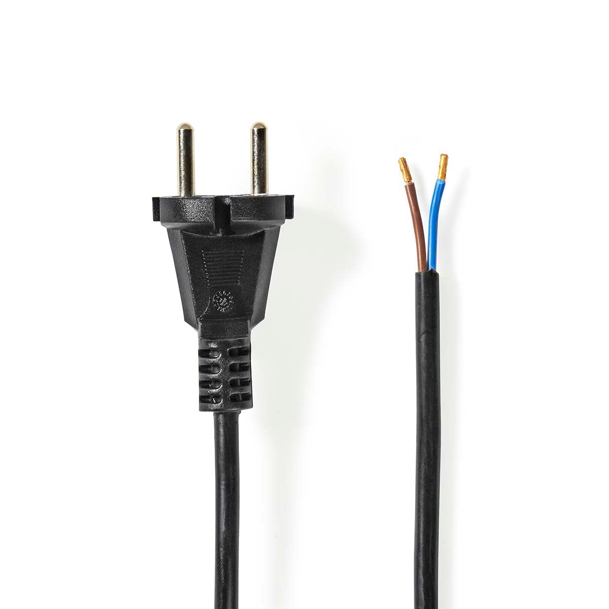 Nedis - Støvsuger Strømkabel | 7.00 m | Euro / Type-C (CEE 7/17) | 250 V AC | 16 A | Sort | PVC - CEGL11940BK70
