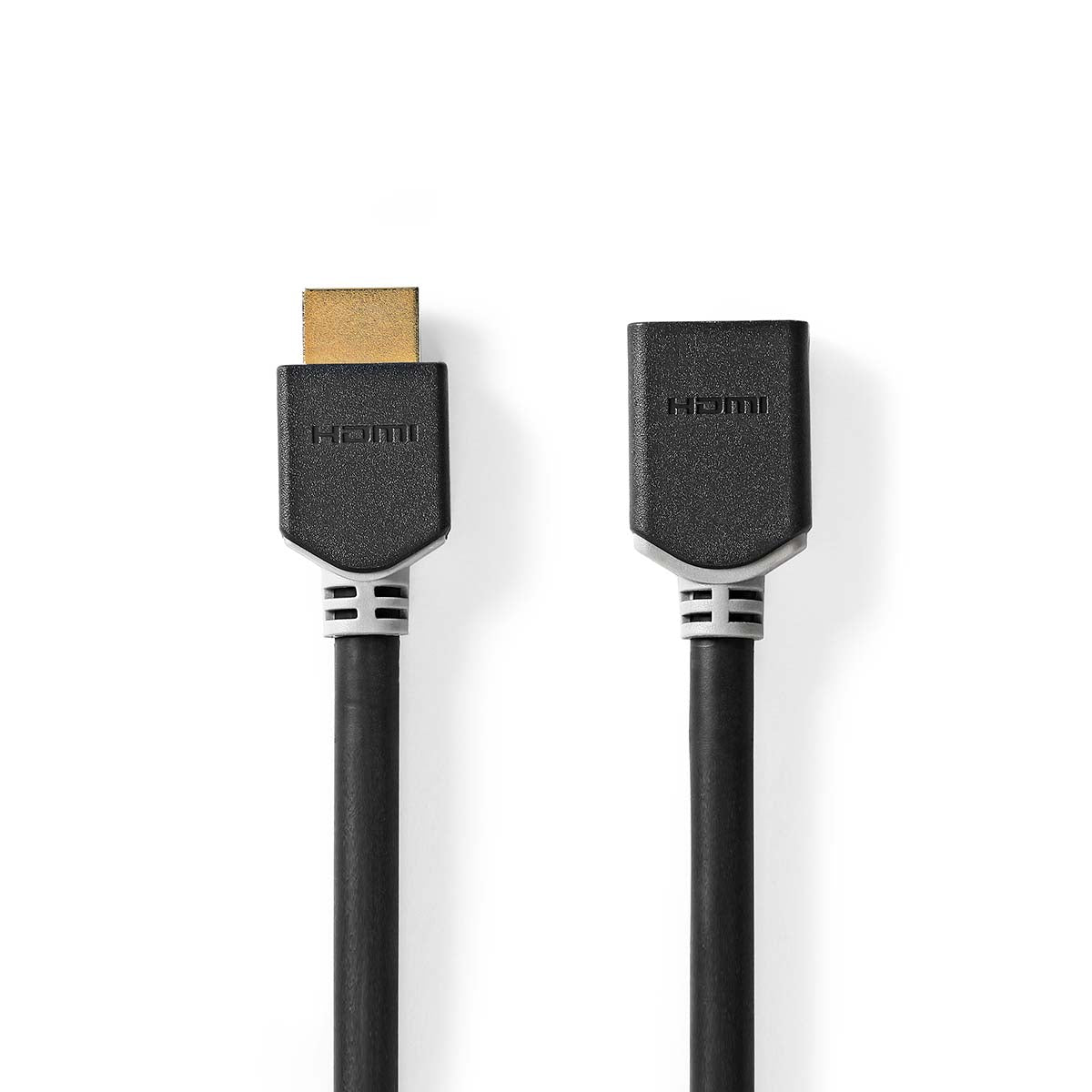 Nedis - High Speed HDMI ™ kabel med Ethernet | HDMI™ Stik | HDMI ™ -udgang | 8K@60Hz | eARC | 48 Gbps | 1.00 m | Runde | PVC | Antracit | Box - CVBW35090AT10