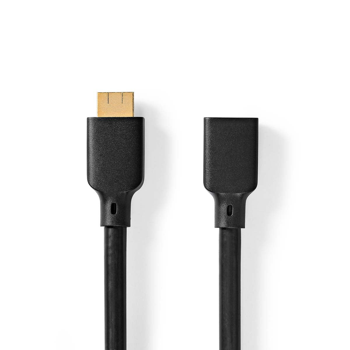 Nedis - Ultra High Speed HDMI ™ kabel | HDMI™ Stik | HDMI ™ -udgang | 8K@60Hz | 48 Gbps | 2.00 m | Runde | 7.9 mm | Sort | Box - CVGB35090BK20