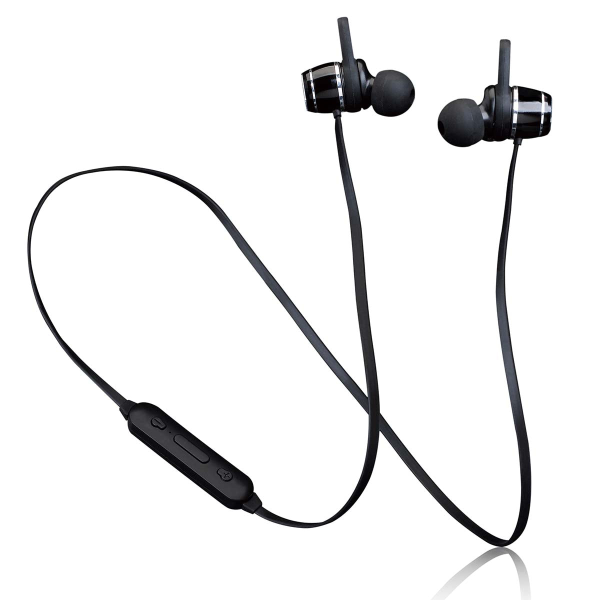 Lenco - IPX4 BT magnetic earphones black - EPB-030BK
