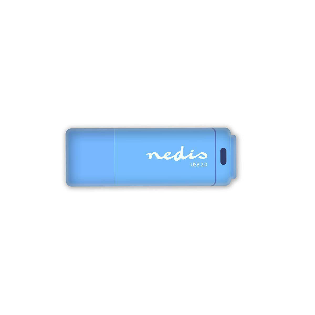 Nedis - Flash Drev | 32 GB | USB Type-A | Læs hastighed: 12 MB/s | Skrivehastighed: 3 MB/s - FDRIU232BU