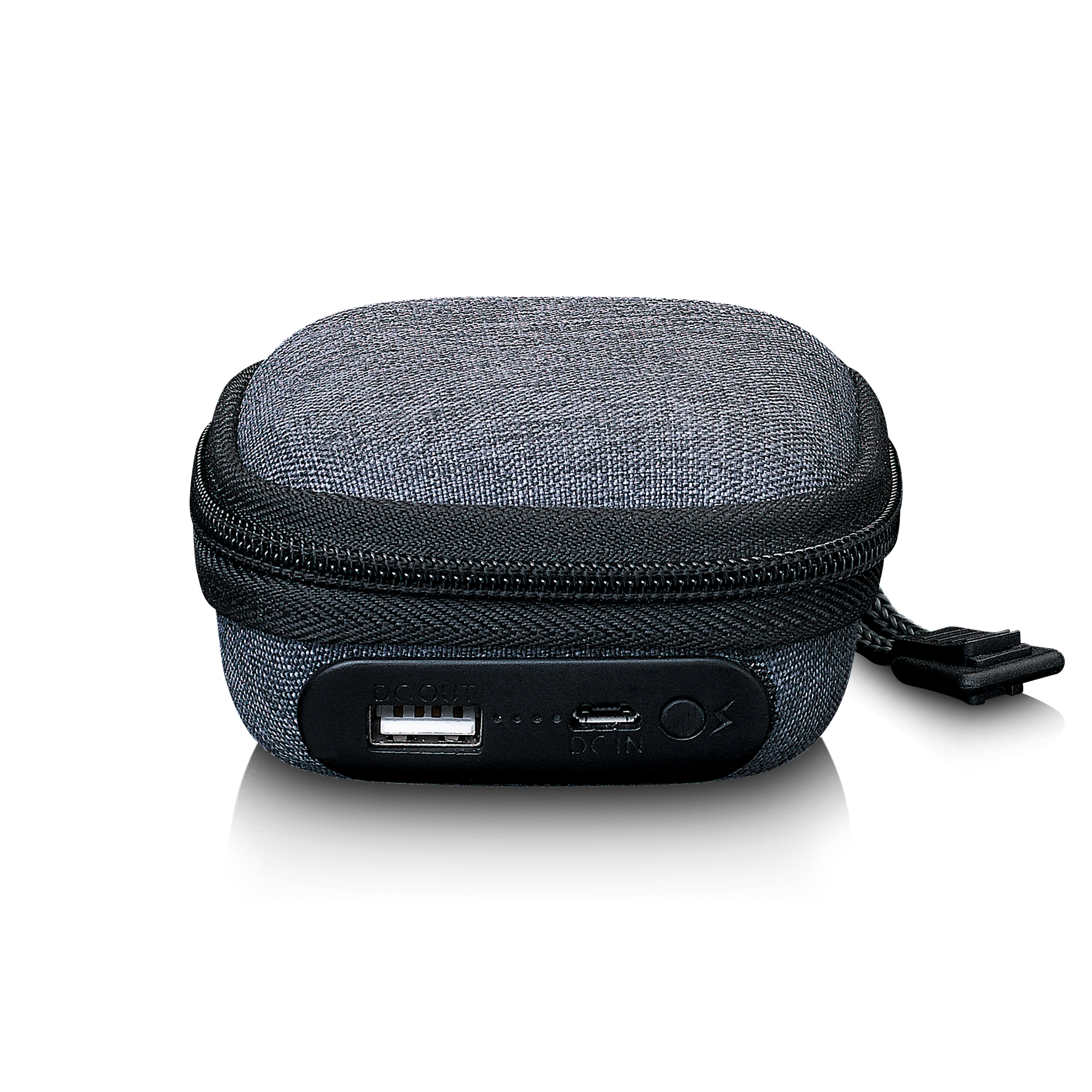 Lenco - Etui med indbygget powerbank Grå - PBC-10GY