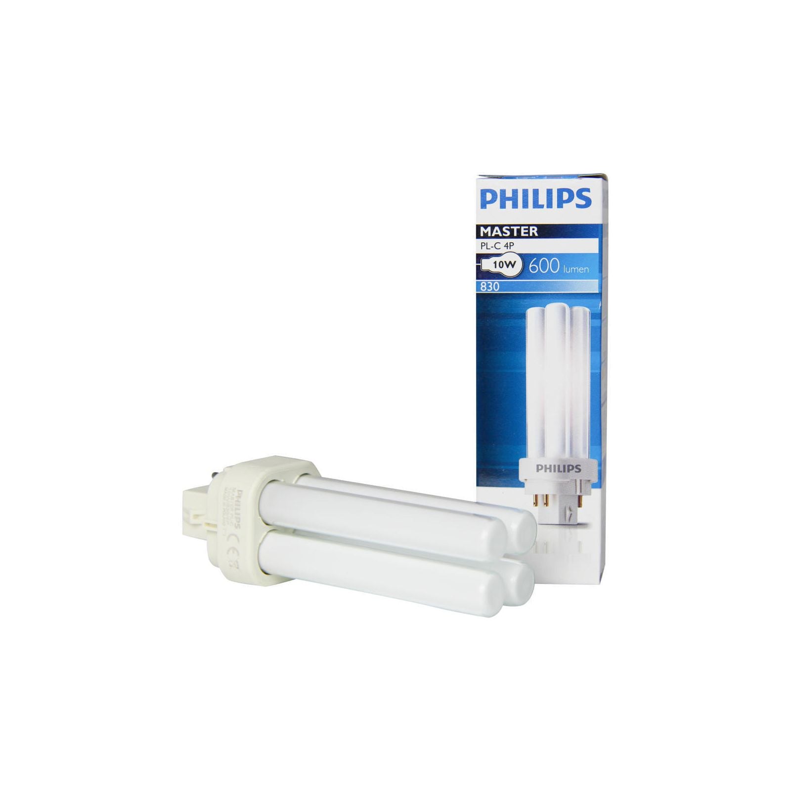 Philips MASTER PL-C 10W - 830 varm hvid | 4 Pin