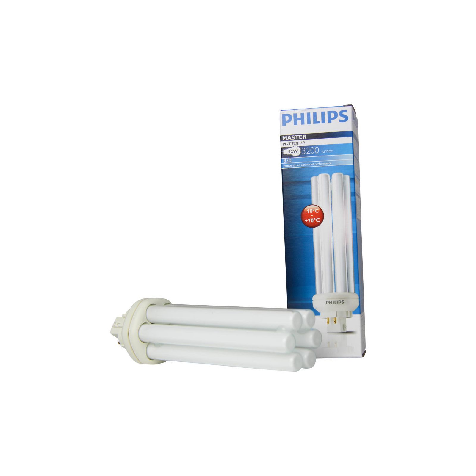 Philips MASTER PL-T Top 42W - 830 varm hvid | 4 Pin