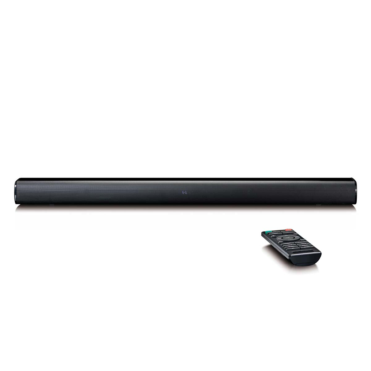 Lenco - 90 cm soundbar med 80 W RMS, Bluetooth, USB, indbygget subwoofer og HDMI (ARC) - SB-080BK