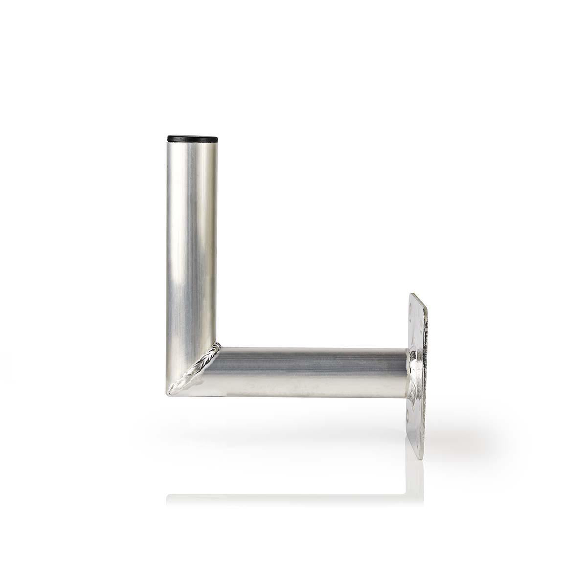 Nedis satellit vægbeslag i aluminium med sølvfinish har en afstand til væg på 250 mm og en diameterklemme på 50 mm, velegnet til maks størrelse på 100 cm