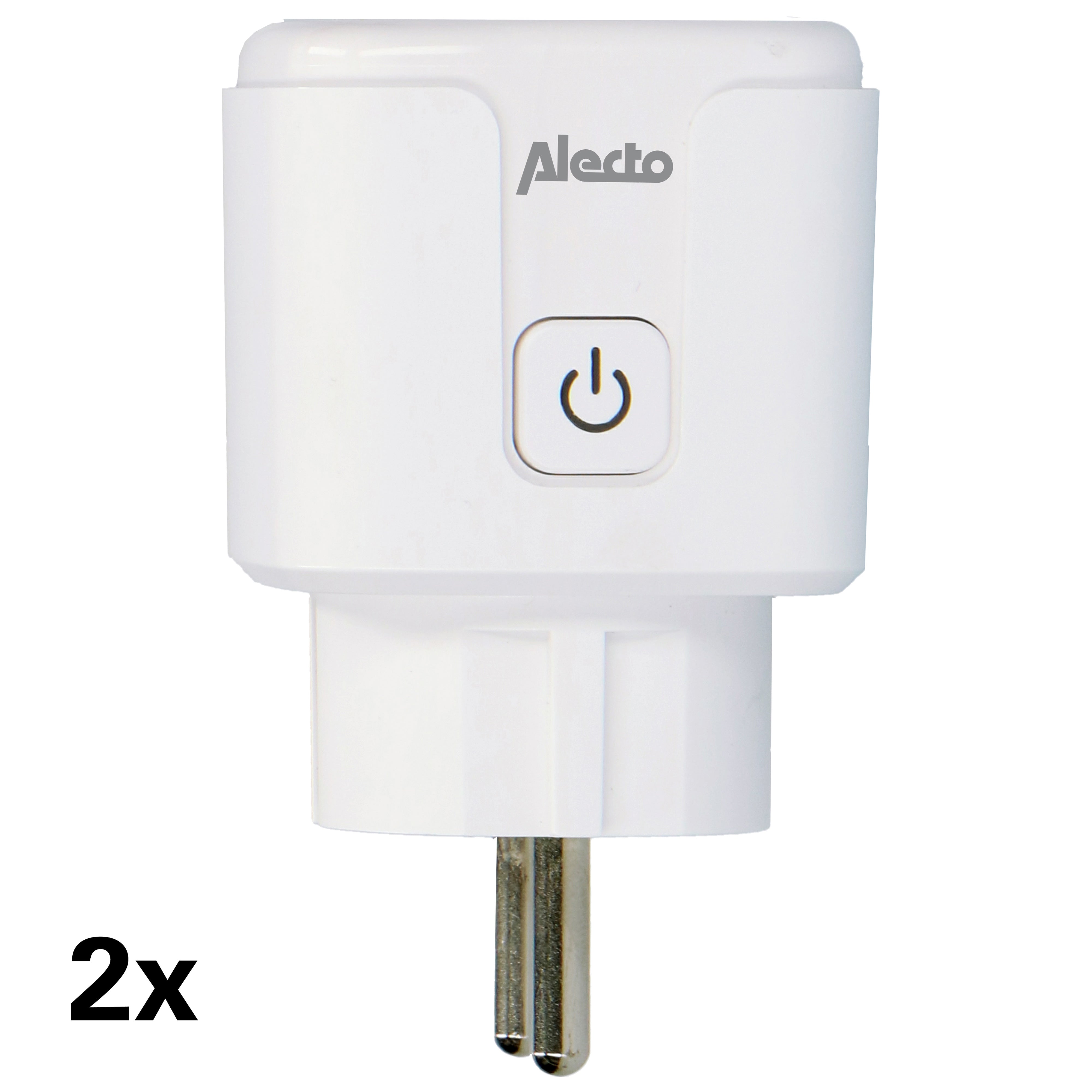 Alecto - Smart Wi-Fi-stik 16A 3680W 2-pak Hvid - SMART-PLUG10 2