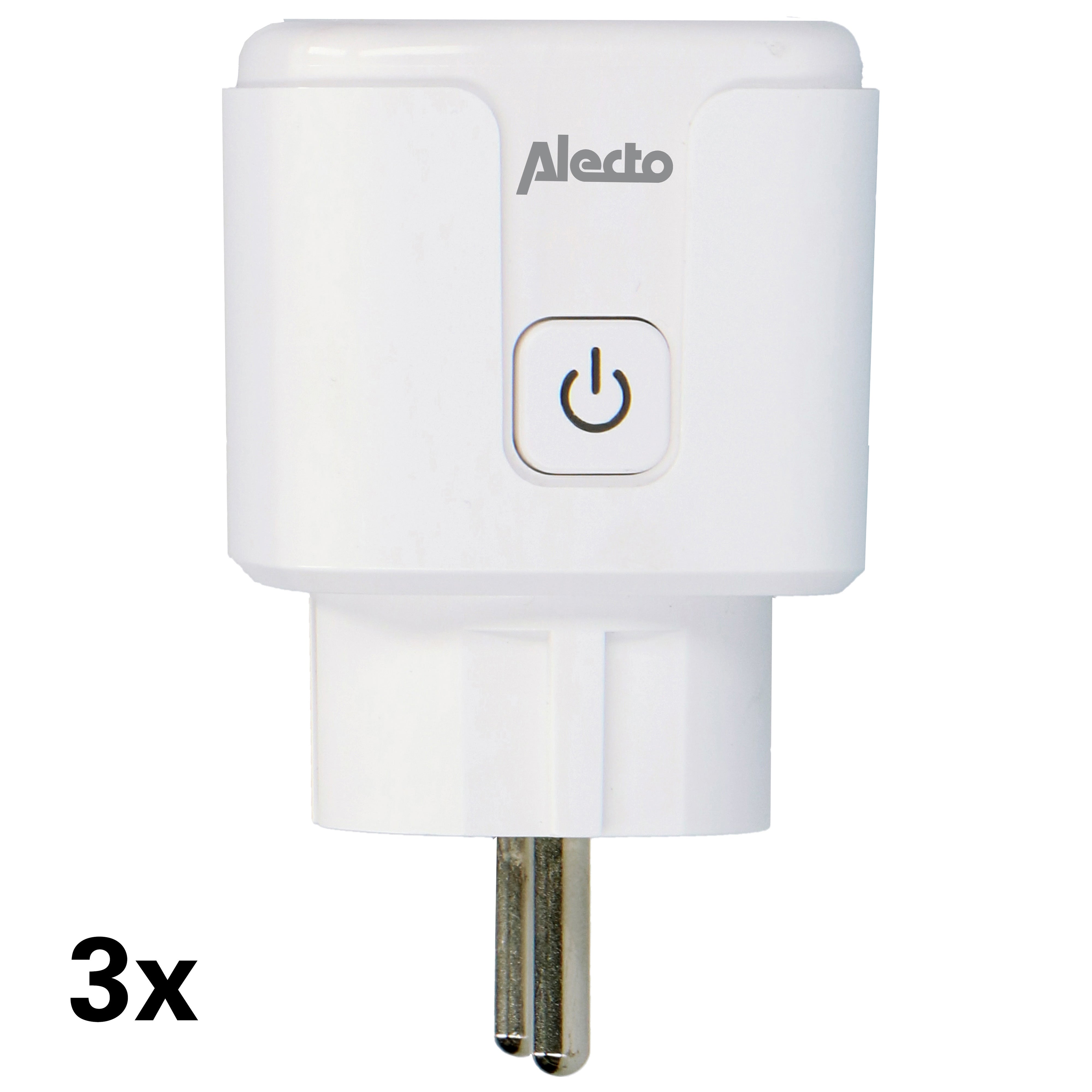Alecto - Smart Wi-Fi-stik 16A 3680W 3-pak Hvid - SMART-PLUG10 3