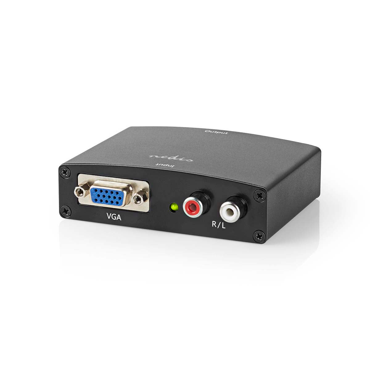 Nedis - HDMI ™ Converter | VGA Female / 2x RCA Male | 1x HDMI™ Output | 1-vejs | 1080p | 1.65 Gbps | Aluminium | Antracit - VCON3454AT
