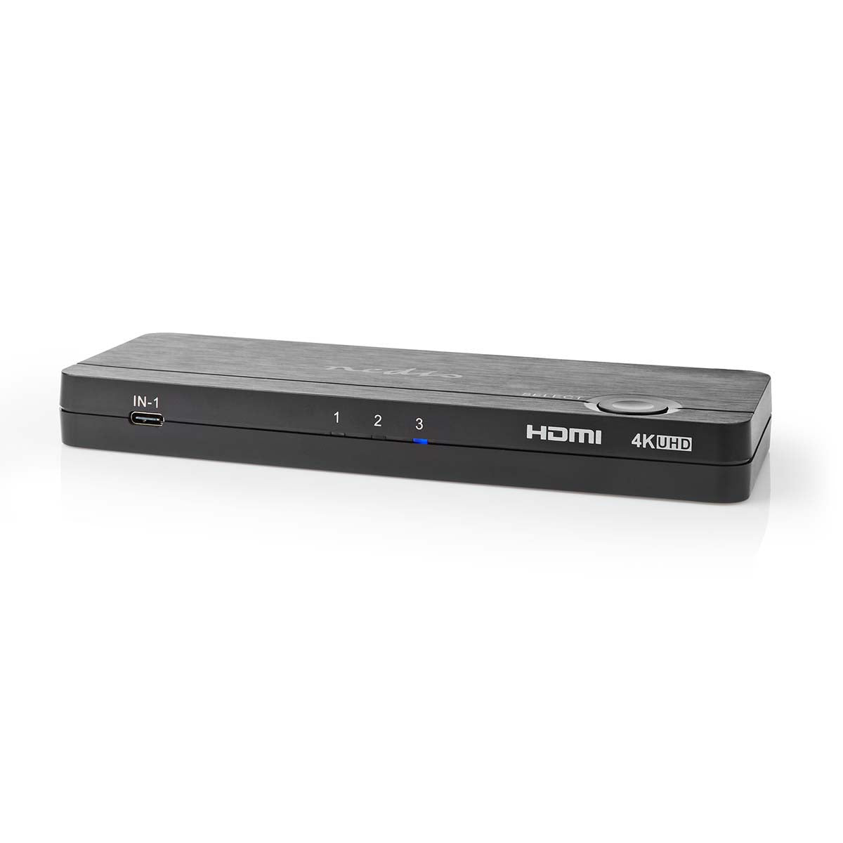 Nedis - HDMI ™ Converter | USB-C™ Female / 2x HDMI™ Input / 4x USB A Female | 1x HDMI™ Output | 1-vejs | 4K@60Hz | 18 Gbps | ABS | Antracit - VCON6430AT