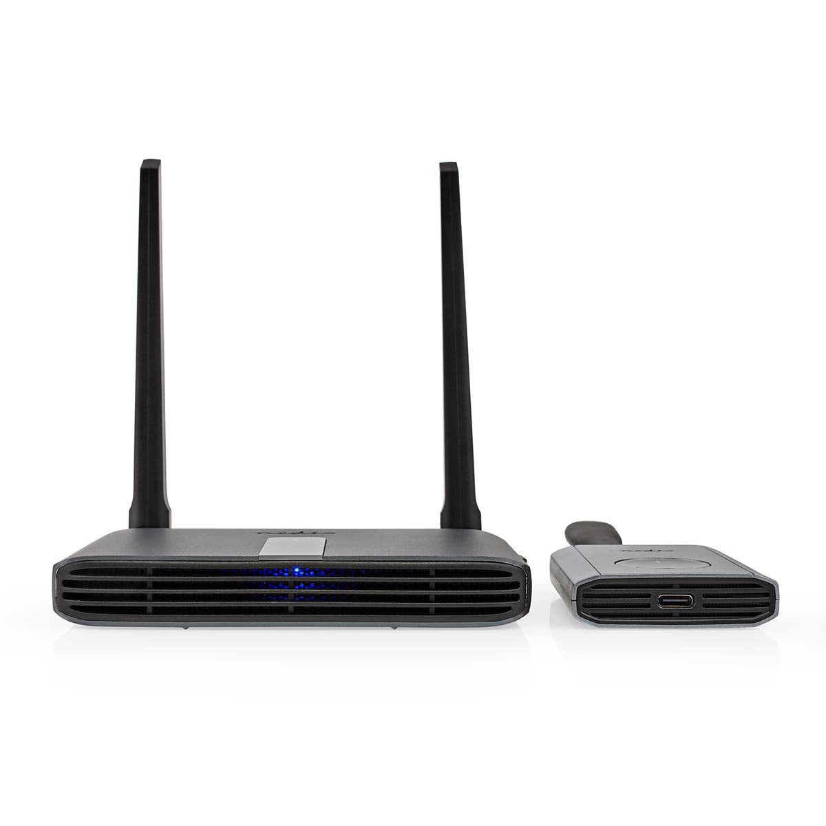 Nedis - Trådløs HDMI ™ Transmitter | Wi-Fi | 2400-5000 MHz | 30.0 m (synsfelt) | Maksimal opløsning: Full HD 1080p | 1.65 Gbps | ABS | Sort - VTRA3460GY