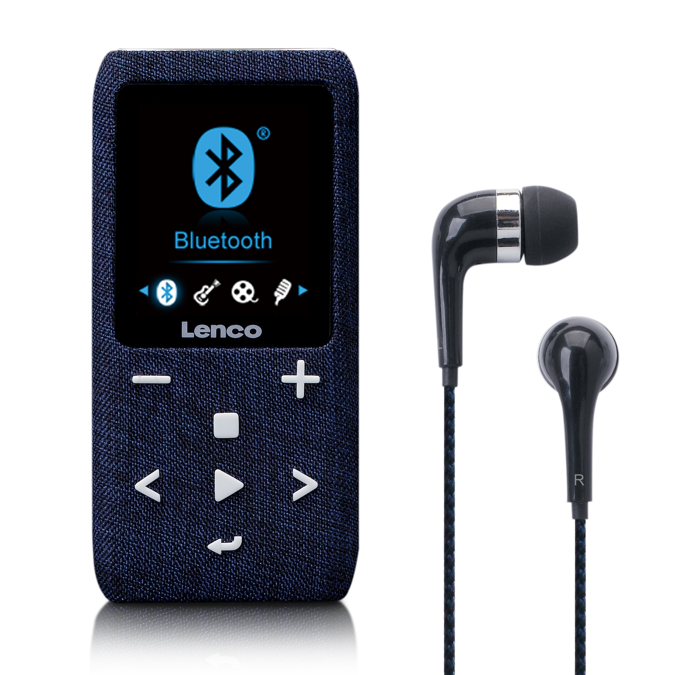 Lenco - MP3/MP4-afspiller med Bluetooth® 8 GB Micro SD-kort Blå - XEMIO-861BU