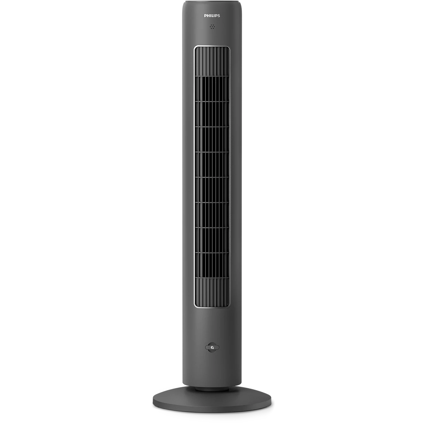 Philips 5000 Series CX5535/11 hvid standerblæser med fjernbetjening og aromadiffuser.