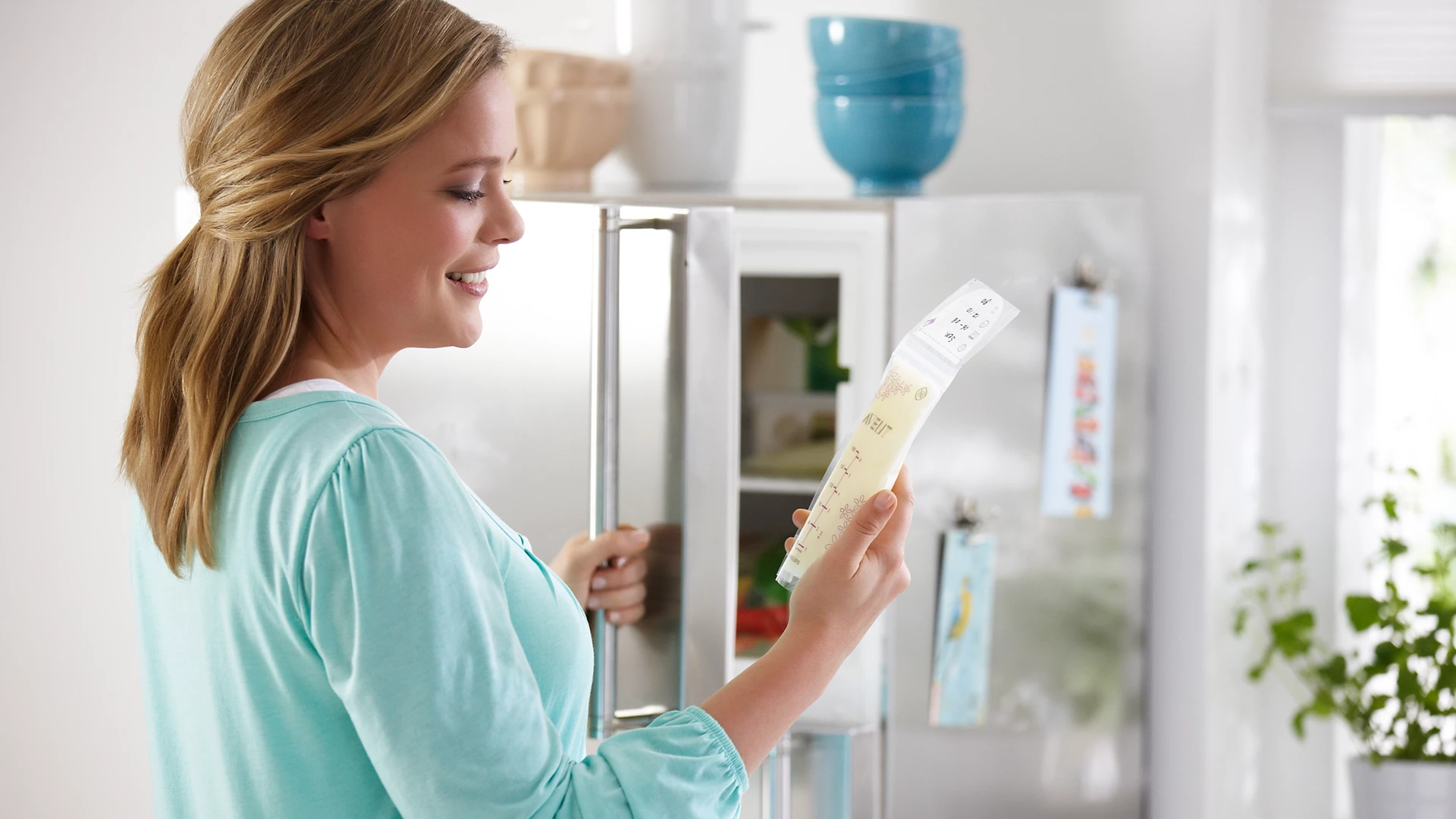 25 stk. Philips Avent SCF603/25 opbevaringsposer til modermælk, 180 ml