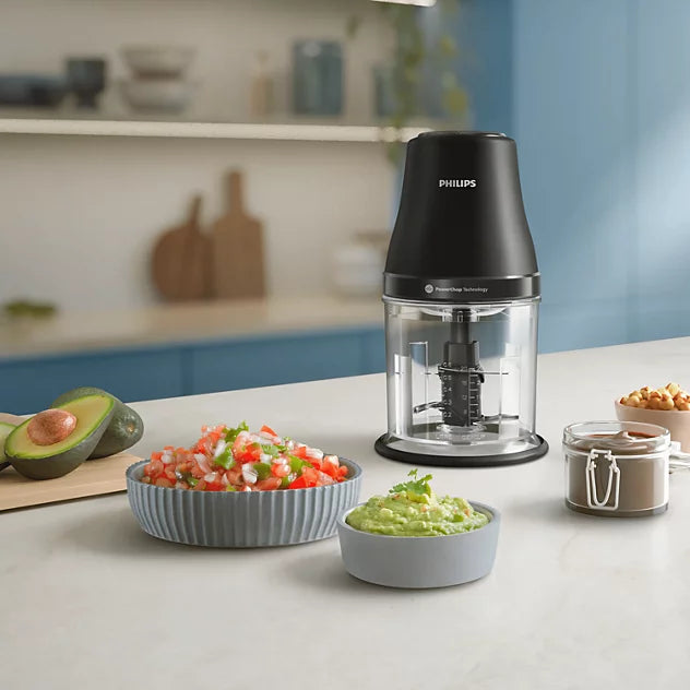 Philips Minihakker 1L 450Watt sort - HR1501/00
