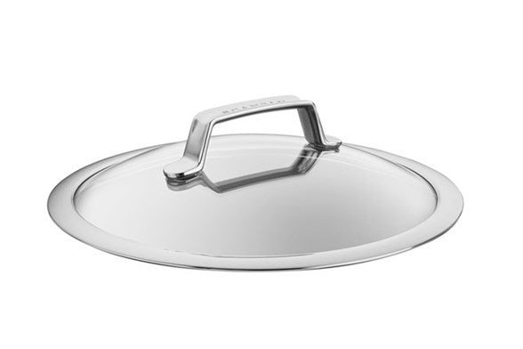 Scanpan 26 cm glaslåg med metalgreb i stilrent design perfekt til at dække gryder og pander for optimal madlavning og overholdelse af temperaturer