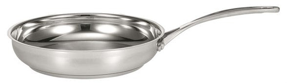 Scanpan 28 cm stegepande i rustfrit stål med komfortabelt håndtag designet til holdbarhed og jævn varmefordeling perfekt til madlavning og stegning