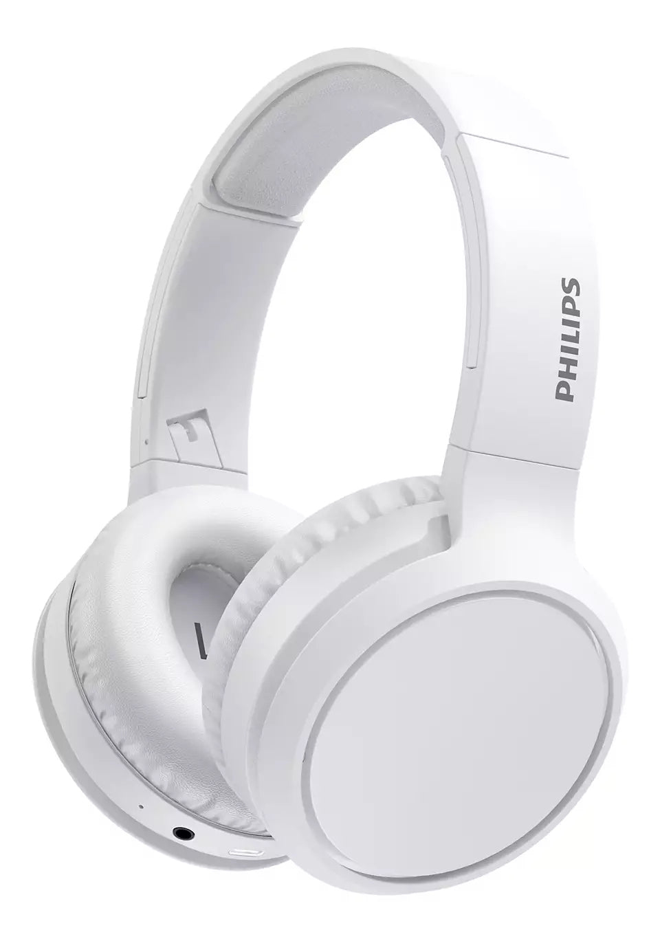 Philips TAH5205WT/00 trådløse over-ear hovedtelefoner i hvid farve med bløde ørepuder og justerbart hovedbånd designet til komfort og langvarig brug