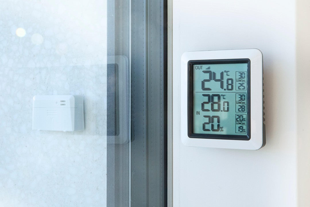 Rosenborg Vejrstation m/indendørs-/udendørs termometer, digit