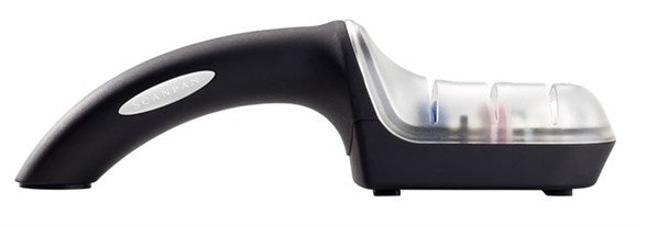 Scanpan Classic knivsliber med ergonomisk sort håndtag og tre slibesteder til effektiv slibning af knive