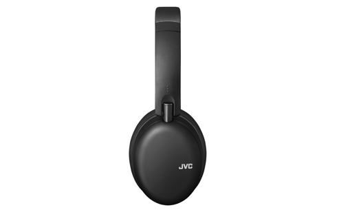 JVC HA-S91N-BU Bluetooth over-ear hovedtelefoner i sort med aktiv støjreduktion set fra fronten