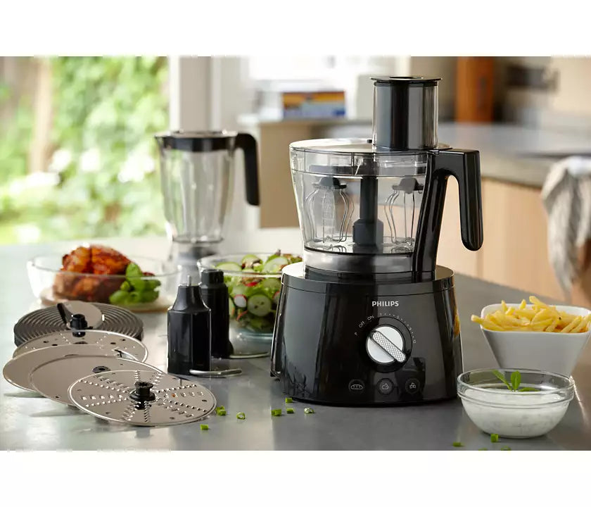 Philips HR7776/90 Foodprocessor 1300 W Kompakt 3-i-1-design 3,4 L skål