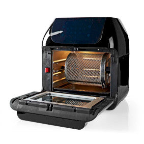 Nedis KAAFO300EBK Hot Air fryer-ovn 12 liter