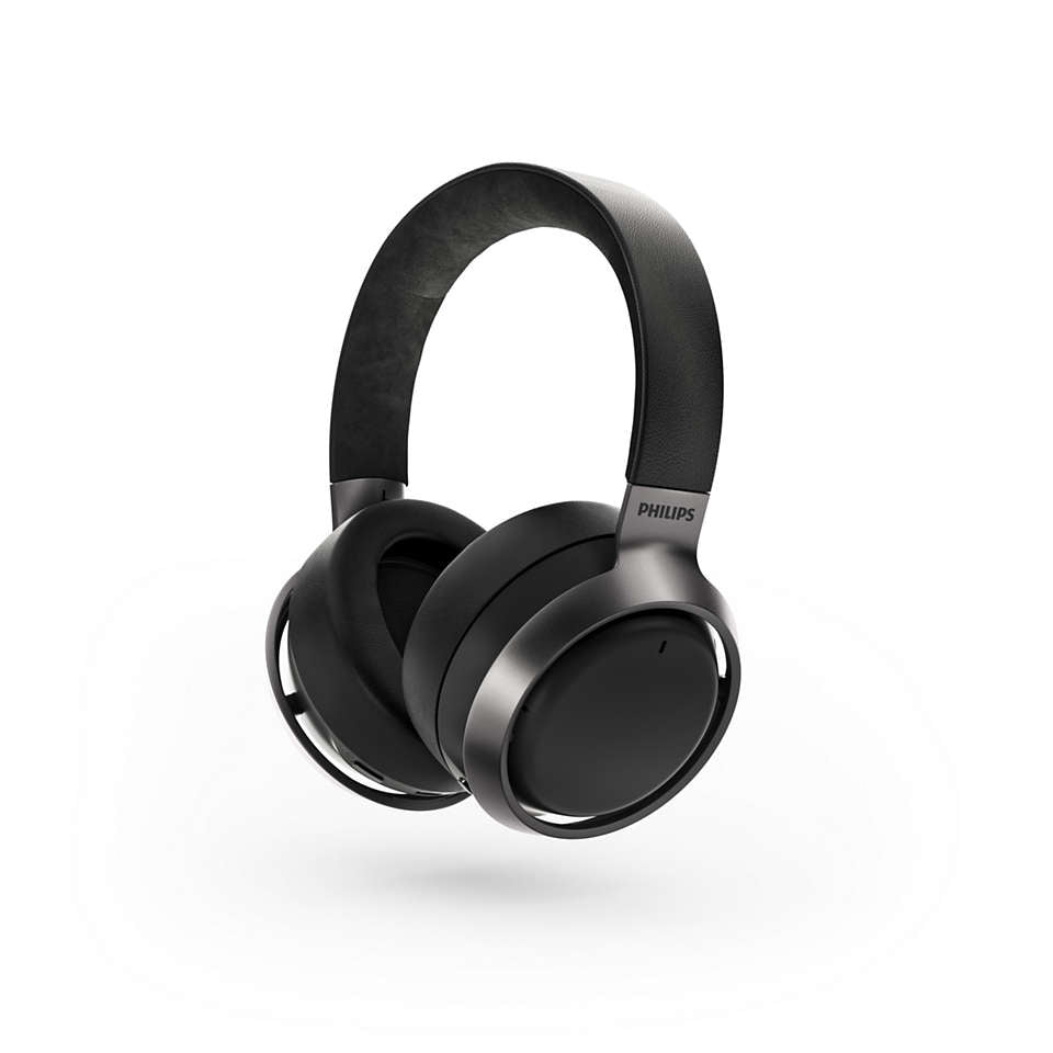 Philips L3/00 Fidelio trådløse over-ear hovedtelefoner med støjreduktion Pro+ i sort design med bløde ørepuder og polstret hovedbånd for maksimal komfort