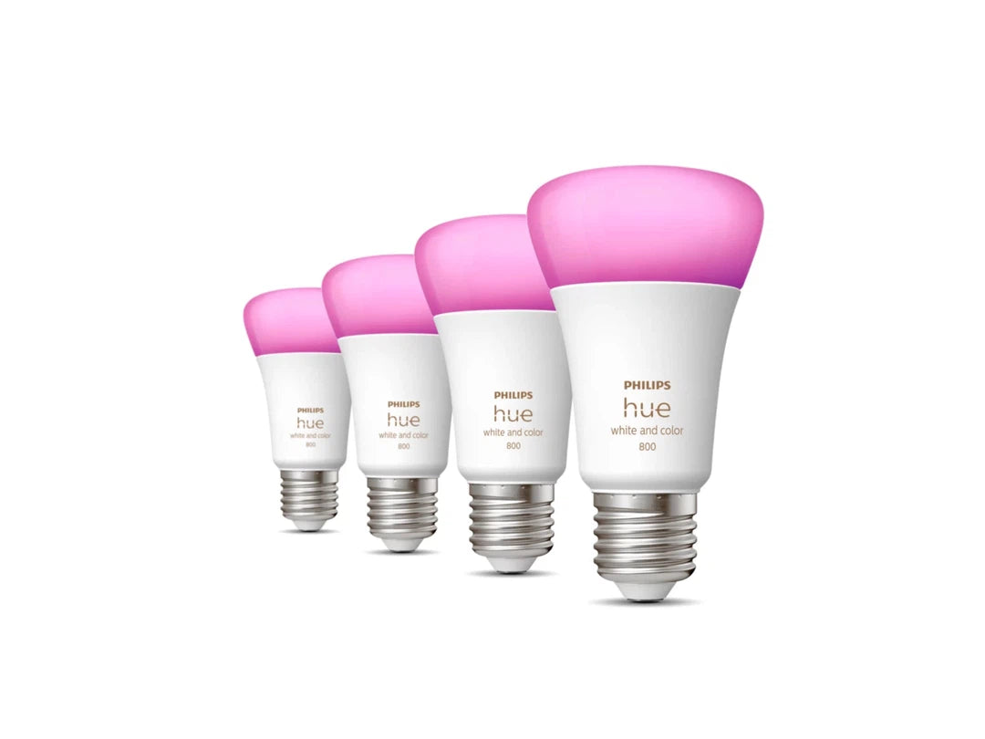 Philips Hue Color E27 800lumen 4-pak