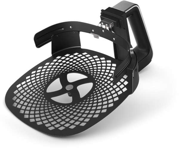 Pizzabakke tilbehørssæt til Philips HD9953/00 Airfryer XXL med et perforeret design der tillader maksimal luftgennemstrømning for ensartet tilberedning