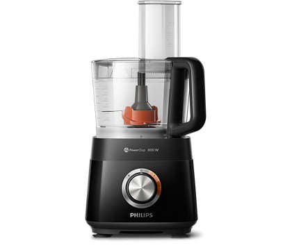 Philips HR7510/10 Kompakt foodprocessor 800W, 29 funktioner, 2-i-1-skive