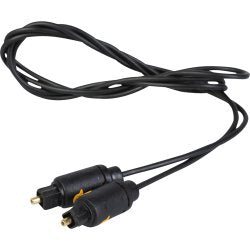 Qnect Optisk kabel 1meter - Sort